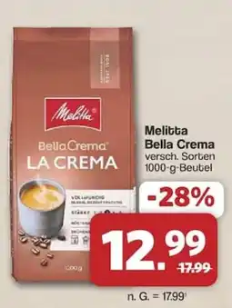 Famila Nord West Melitta Bella Crema LA CREMA Angebot