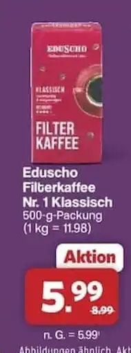 Famila Nord West Eduscho Filterkaffee Nr. 1 Klassisch Angebot