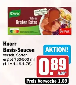 HIT Knorr Basis-Saucen Angebot