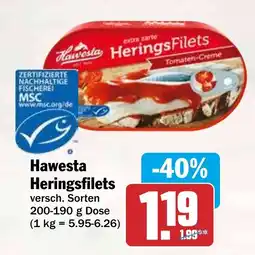 HIT Hawesta Heringsfilets Angebot