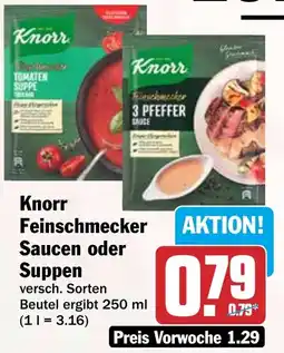 HIT Knorr Feinschmecker Saucen oder Suppen Angebot