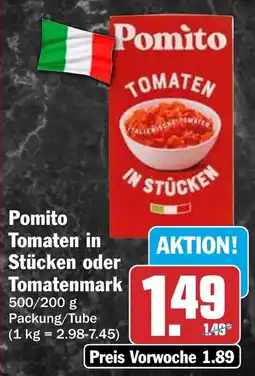 HIT Pomito Tomaten in Stücken Angebot
