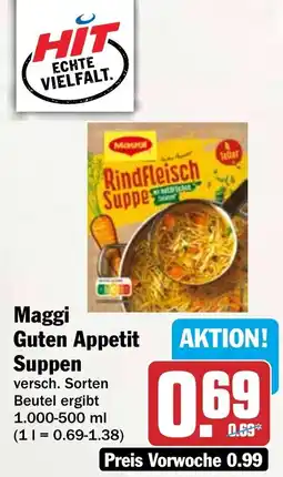 HIT Maggi Guten Appetit Suppen Angebot