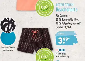 Aldi Nord Active Touch Beachshorts Angebot