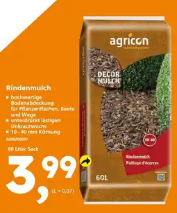 Globus Baumarkt agricon Rindenmulch Angebot