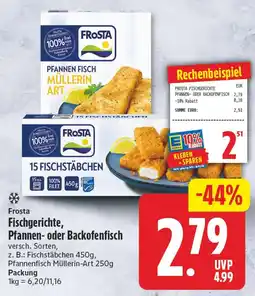 EDEKA Wucherpfennig Frosta Fischgerichte Angebot