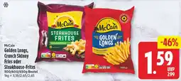 EDEKA Wucherpfennig McCain Golden Longs, Crunch Skinny Fries oder Steakhouse-Frites Angebot