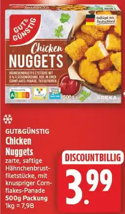 EDEKA Wucherpfennig GUT&GÜNSTIG Chicken Nuggets Angebot