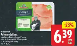 EDEKA Wucherpfennig Wiesenhof Putenmedaillons Angebot