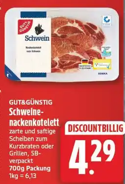 EDEKA Wucherpfennig Schweine-nackenkotelett Angebot