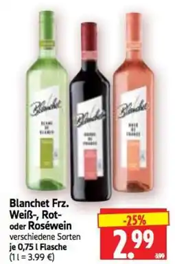 Edeka Herkules Blanchet Frz. Weiß-, Rot- oder Roséwein Angebot
