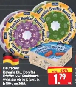 Edeka Herkules Deutscher Bavaria Blu, Bonifaz Pfeffer oder Knoblauch Angebot
