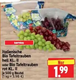 Edeka Herkules Italienische Bio Tafeltrauben Angebot