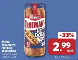 Combi Meica Trueman's Hot Dog Würstchen Angebot