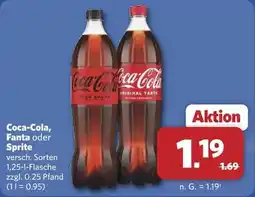 Combi Coca-Cola, Fanta oder Sprite Angebot