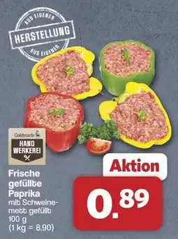 Famila Nord West Goldmarie Handwerkerei Frische gefüllte Paprika Angebot