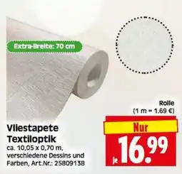 Herkules Baumarkt Vliestapete Textiloptik Angebot
