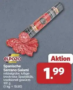 Famila Nord West elPOZO Spanische Serrano-Salami Angebot