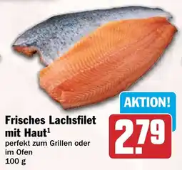 HIT Frisches Lachsfilet mit Haut Angebot