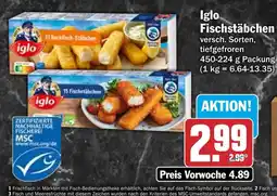 HIT Iglo Fischstäbchen Angebot