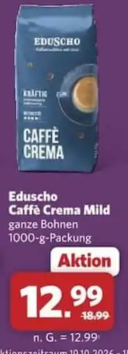 Combi Eduscho Caffè Crema Mild Angebot