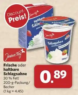 Combi Jeden Tag Schlagsahne Angebot