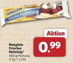 Combi Henglein Frischer Hefeteig Angebot