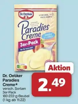 Famila Nord West Dr. Oetker Paradies Creme Angebot