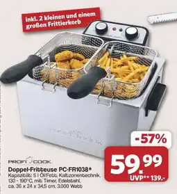 Famila Nord West Doppel-Fritteuse PC-FR1038* Angebot