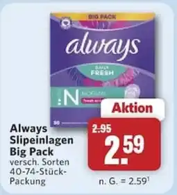 Combi Always Slipeinlagen Angebot
