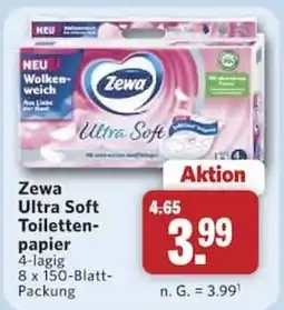 Combi Zewa Ultra Soft Toilettenpapier Angebot