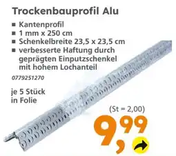 Globus Baumarkt Trockenbauprofil Alu Angebot