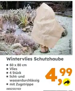 Globus Baumarkt Wintervlies Schutzhaube Angebot