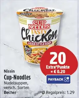 EDEKA Wucherpfennig Nissin Cup-Noodles Angebot