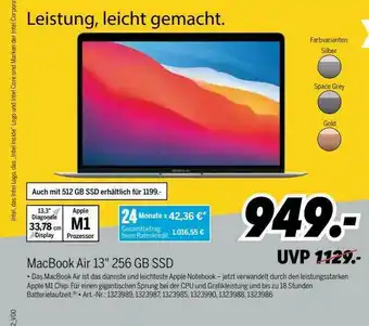 MEDIMAX Macbook Air 13" 256gb Ssd Angebot