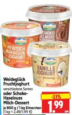 Edeka Herkules Weideglück Fruchtjoghurt Angebot