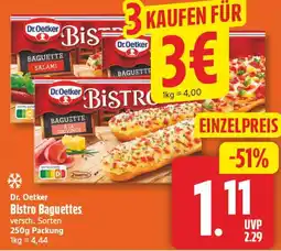 EDEKA Wucherpfennig Dr. Oetker Bistro Baguettes Angebot