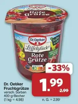 Famila Nord West Dr. Oetker Löffelglück Rote Grütze Angebot
