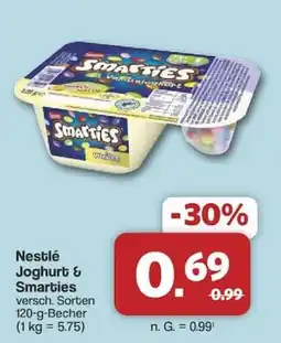 Famila Nord West Nestlé Joghurt & Smarties Angebot