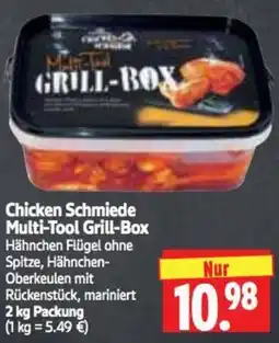Edeka Herkules Chicken Schmiede Multi-Tool Grill-Box Angebot