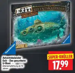 Edeka Herkules Adventskalender Exit - Das gesunkene U-Boot Ravensburger Angebot