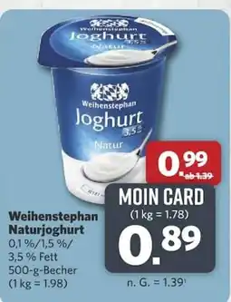 Combi Weihenstephan Naturjoghurt Angebot