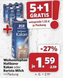 Combi Weihenstephan Haltbarer Kakao Angebot