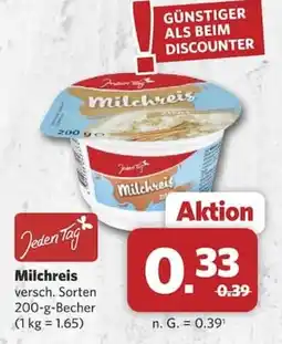 Combi Jeden Tag Milchreis Angebot