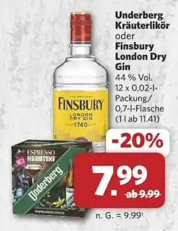 Combi Finsbury London Dry Gin Angebot