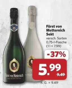 Combi Fürst von Metternich Sekt Angebot