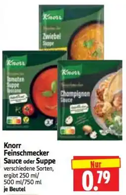 Edeka Herkules Knorr Feinschmecker Sauce oder Suppe Angebot