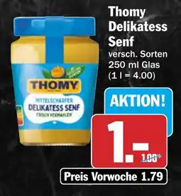 HIT Thomy Delikatess Senf Angebot