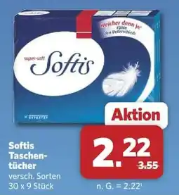 Combi Softis Taschentücher Angebot