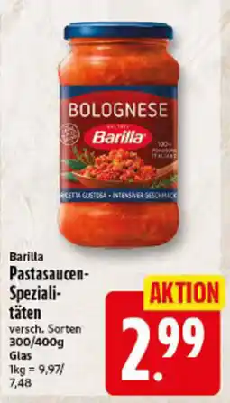 Elli Markt Barilla Pastasaucen-Spezialitäten Angebot